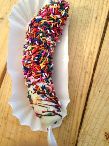 Milly Vanilly with sprinkles
