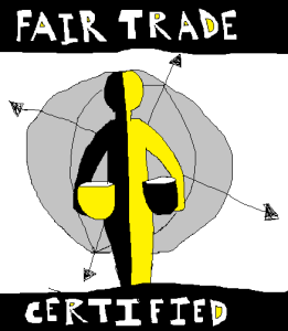 Fair Trade Certified logo MS Paint interpretation